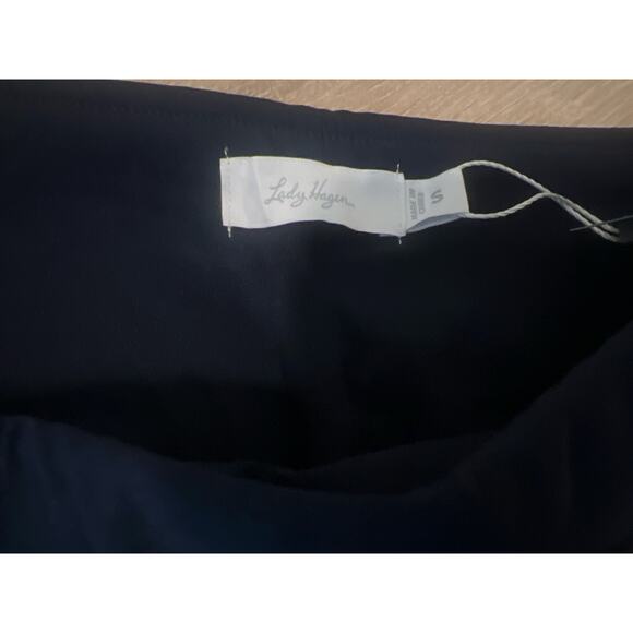 NWT Women's Lady Hagen 7" Inseam Pull On Tummy Control Navy Blue Shorts Size S - Picture 6 of 10